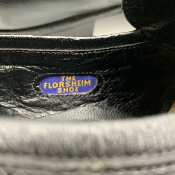 Florsheim Leather Slip On Loafers in Black Size 8.5D - Picture 9 of 11